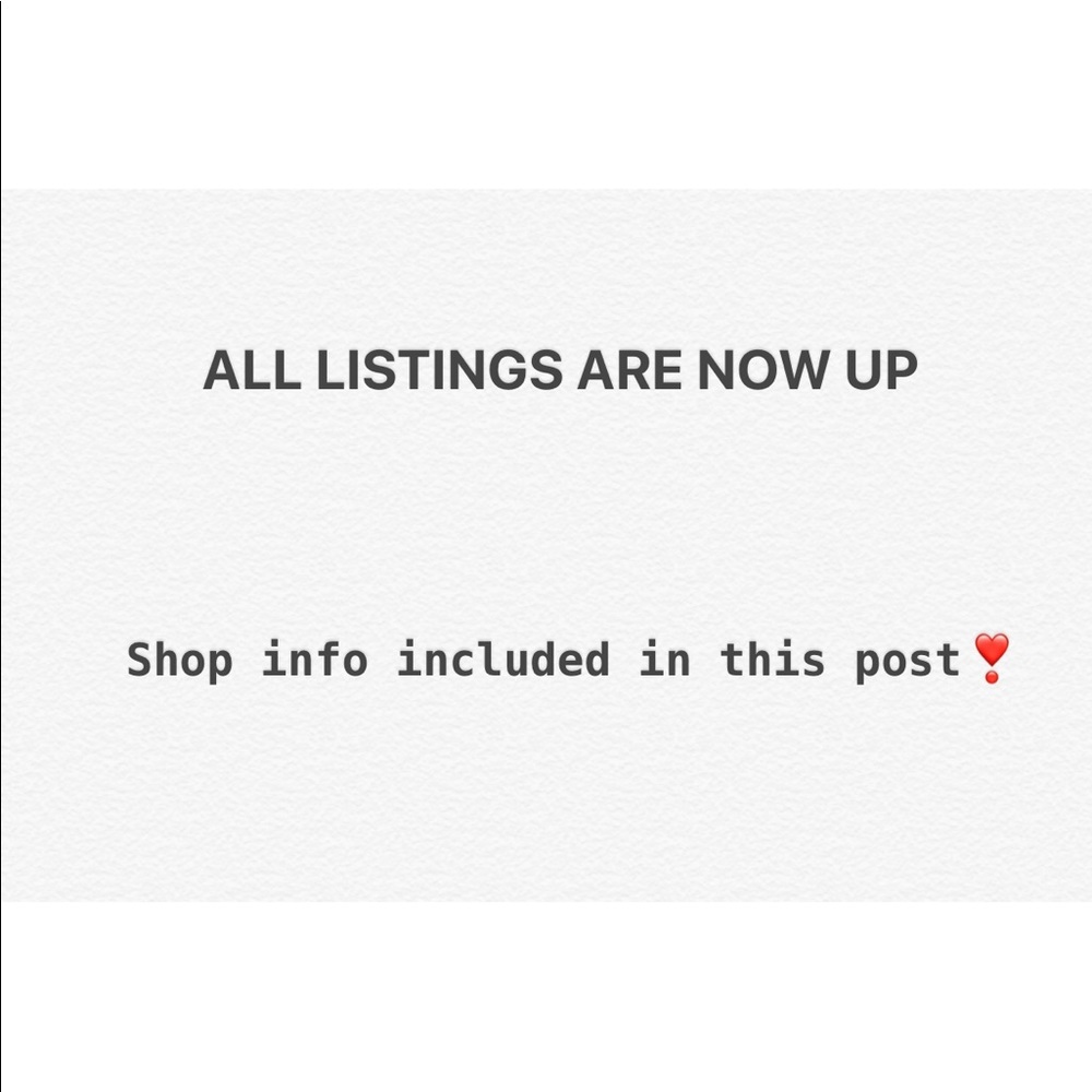 SHOP INFORMATION